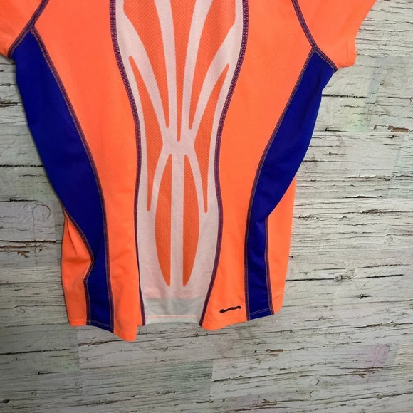 The north  face orange tee shirt athletic top size small flight series - Picture 7 of 8